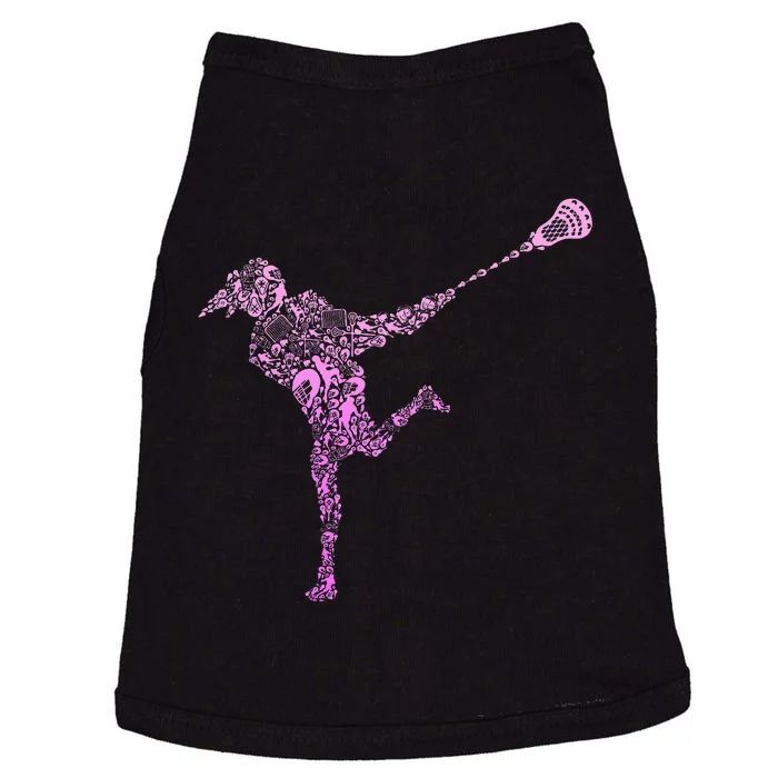 Lacrosse Player Doggie Tank