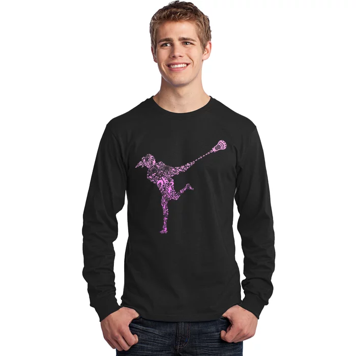 Lacrosse Player Long Sleeve Shirt