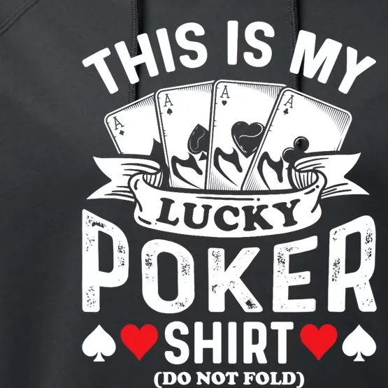 Lucky Poker Performance Fleece Hoodie