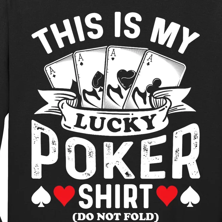 Lucky Poker Tall Long Sleeve T-Shirt