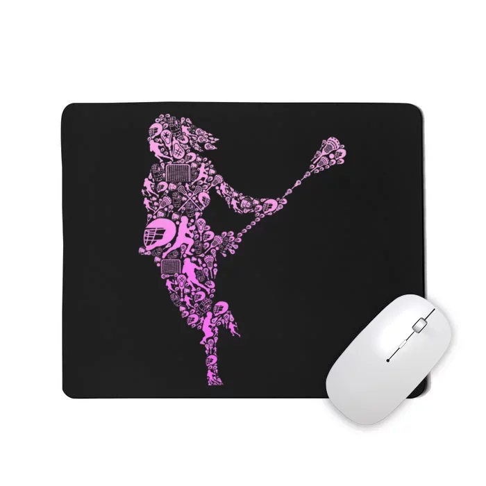 Lacrosse Player Mousepad