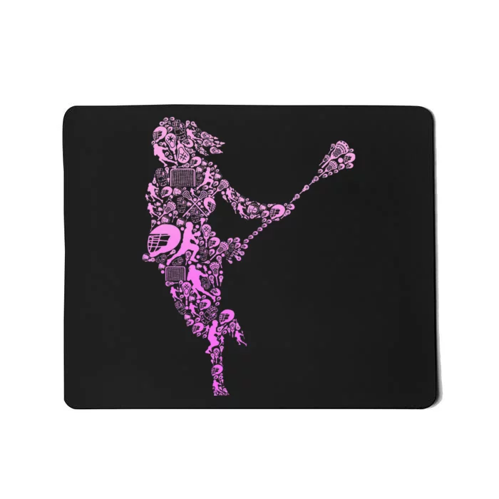 Lacrosse Player Mousepad