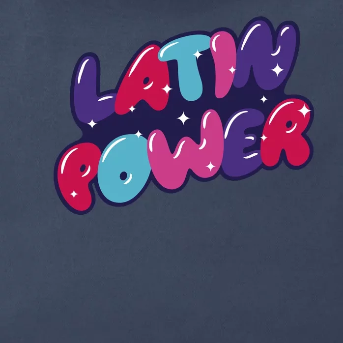 Latin Power Zip Tote Bag