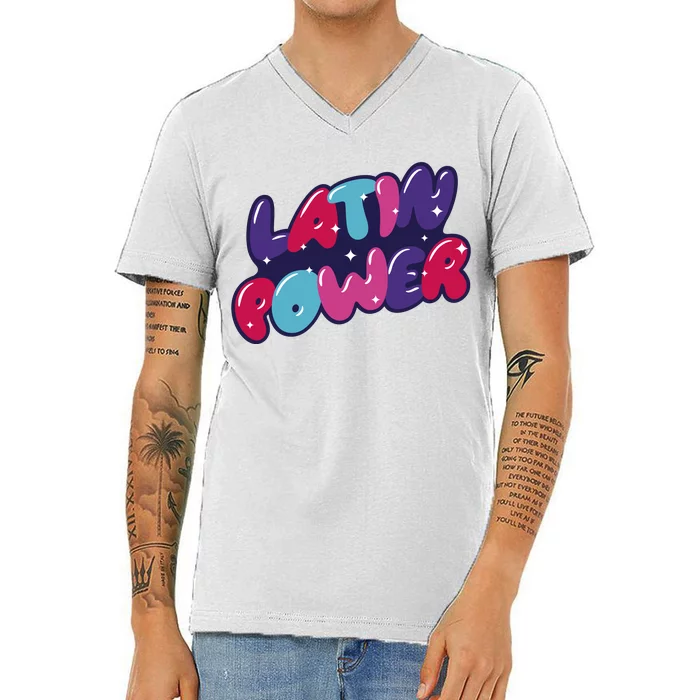 Latin Power V-Neck T-Shirt