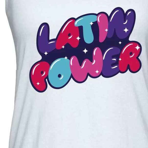 Latin Power Ladies Essential Flowy Tank