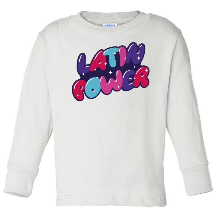 Latin Power Toddler Long Sleeve Shirt