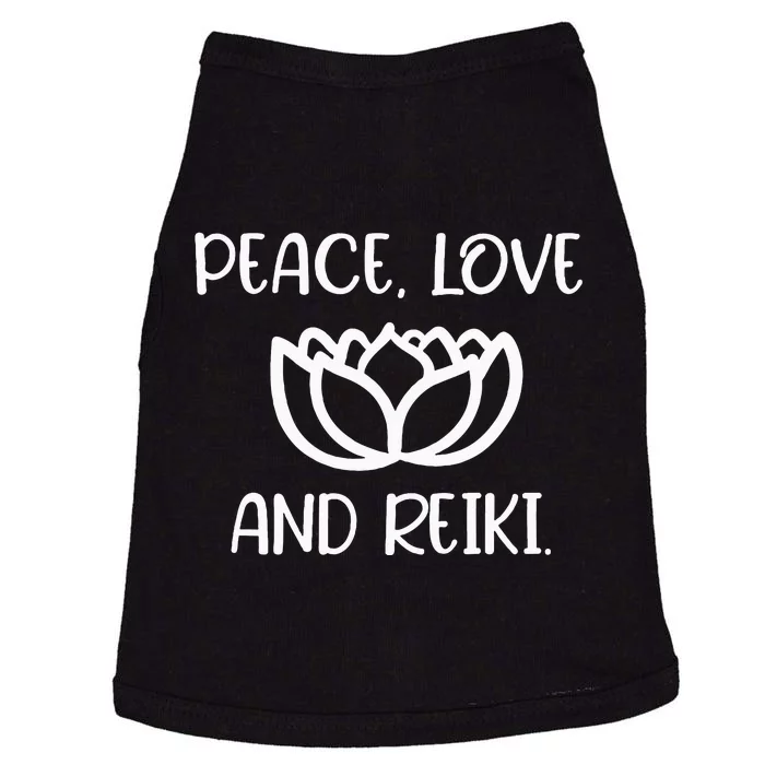 Lotus Peace Love Reiki Doggie Tank