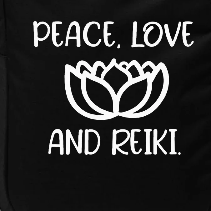 Lotus Peace Love Reiki Impact Tech Backpack