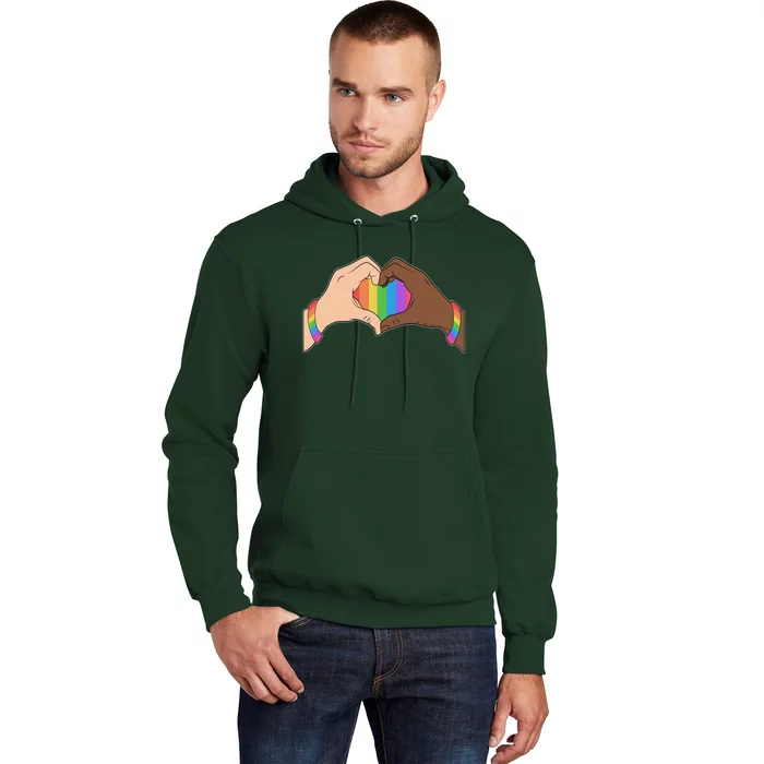 LGBT Pride Love Heart Hands Hoodie