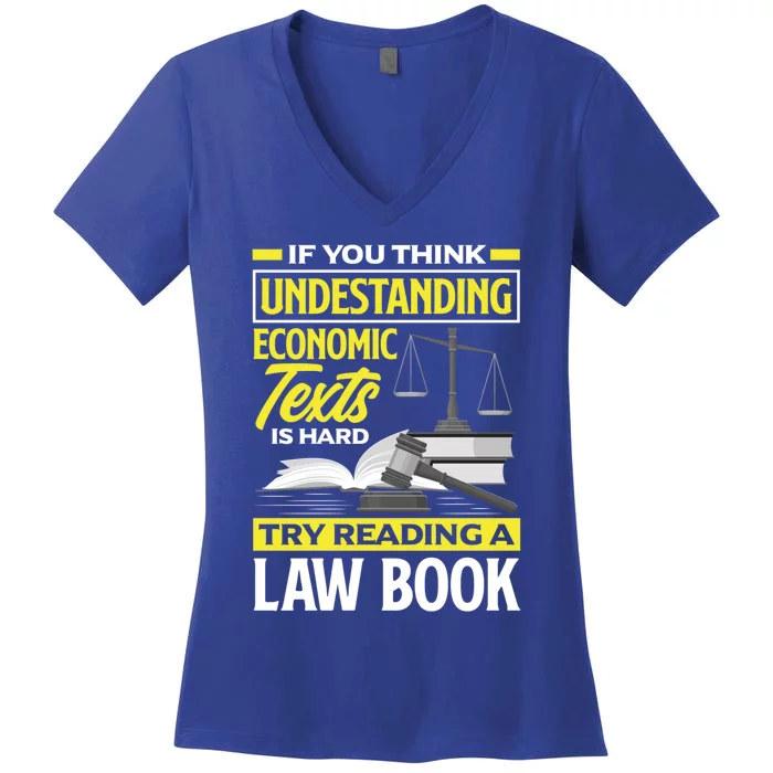 Lawyer Prosecutor Law Student Cute Gift Women's V-Neck T-Shirt