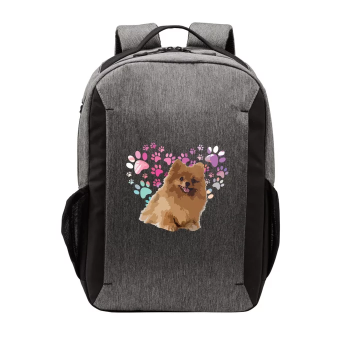 Love Pomeranian Vector Backpack