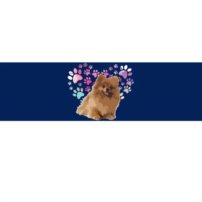 Love Pomeranian Bumper Sticker