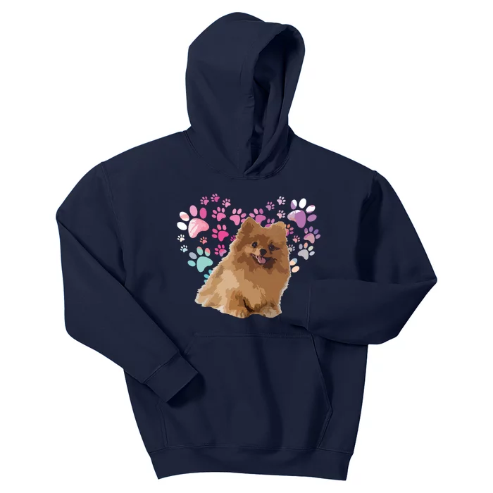 Love Pomeranian Kids Hoodie