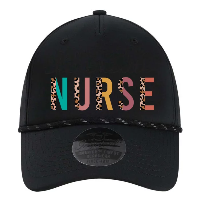 Leopard Print Letters Home Health Nurse Rn Nursing S Gift Performance The Dyno Cap