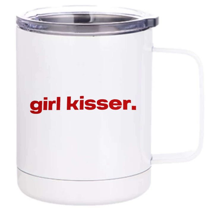 Lesbiankisser Pride Lgbtq Pansexual Bisexual Baby Front & Back 12oz Stainless Steel Tumbler Cup