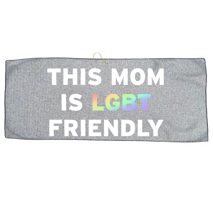 Lgbt Pride Month Gay Mom Queer Lesbian Mama Gift Ideas Cute Gift Large Microfiber Waffle Golf Towel