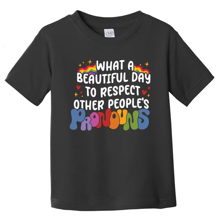 Lgbtq Pride Month Love Toddler T-Shirt