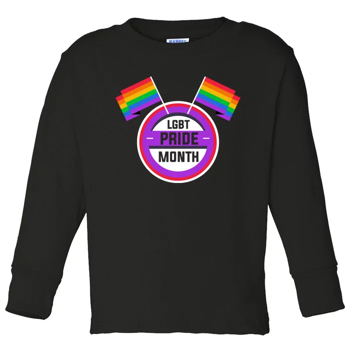 Lgbt Pride Month Celebration Toddler Long Sleeve Shirt