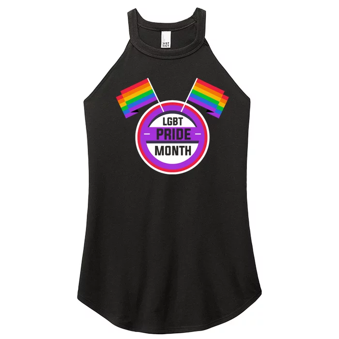 Lgbt Pride Month Celebration Women’s Perfect Tri Rocker Tank