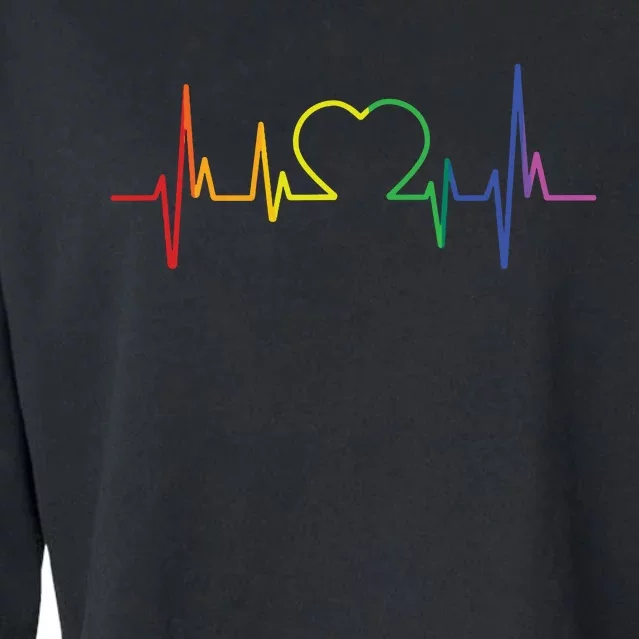 Lgbt Pride Month 2024 Lgbt Awareness Month Gift Cropped Pullover Crew