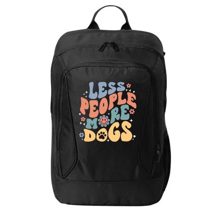 Less People More Dogs City Backpack