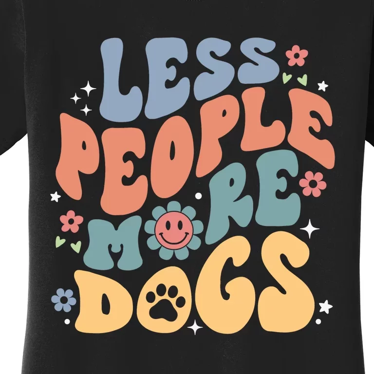 Less People More Dogs Women's T-Shirt