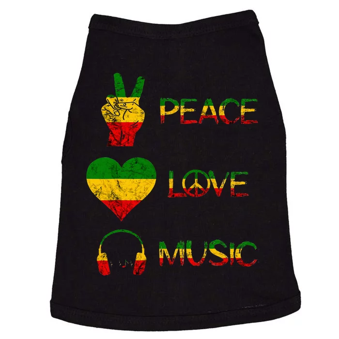 Love Peace Music Rasta Reggae Rastafari Roots Reggae Pride Doggie Tank