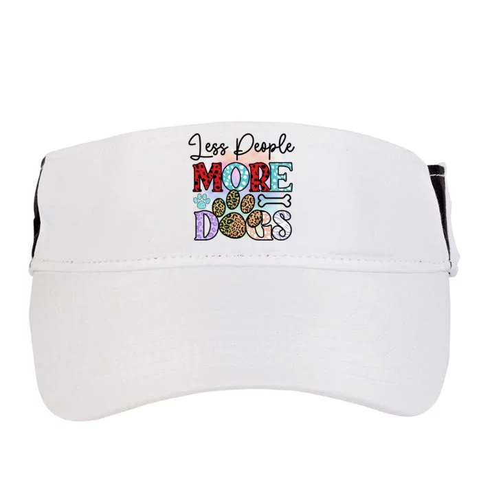 Less People More Dogs Adult Drive Performance Visor