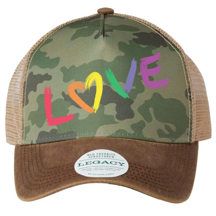 Love Pride Month Rainbow Legacy Tie Dye Trucker Hat