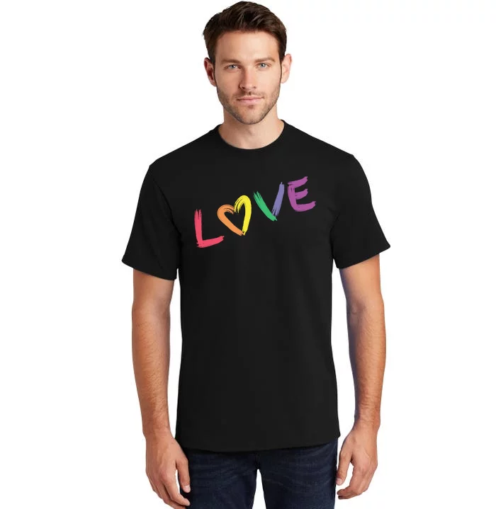 Love Pride Month Rainbow Tall T-Shirt