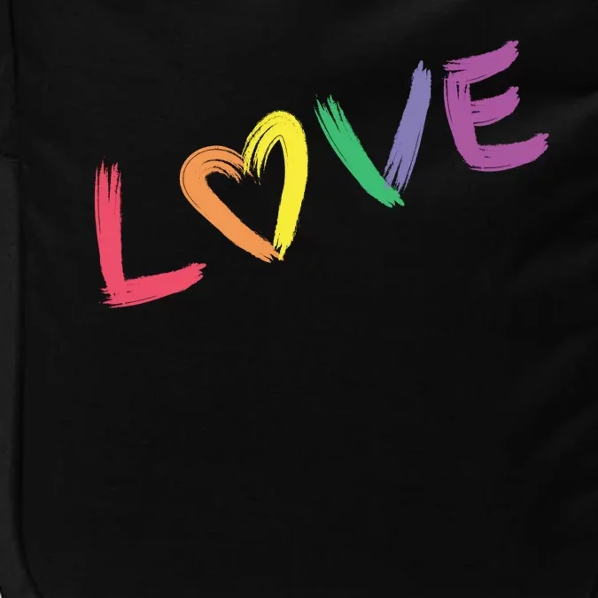 Love Pride Month Rainbow Impact Tech Backpack