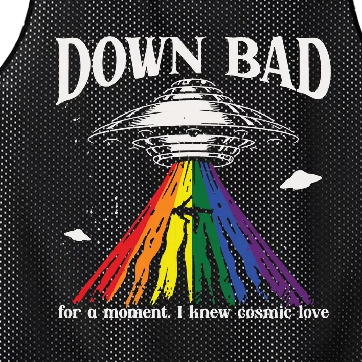 Lgbt Pride Month Down Bad Top Mesh Reversible Basketball Jersey Tank