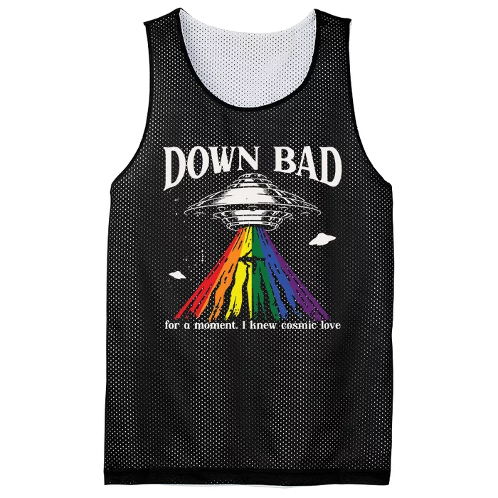 Lgbt Pride Month Down Bad Top Mesh Reversible Basketball Jersey Tank