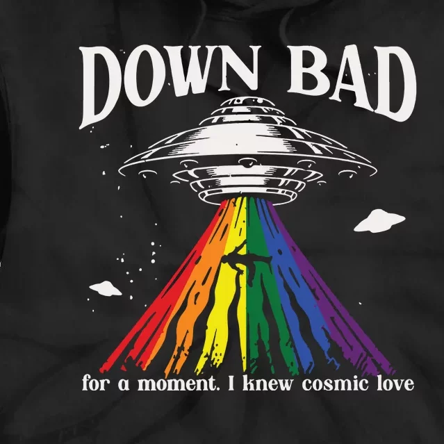 Lgbt Pride Month Down Bad Top Tie Dye Hoodie