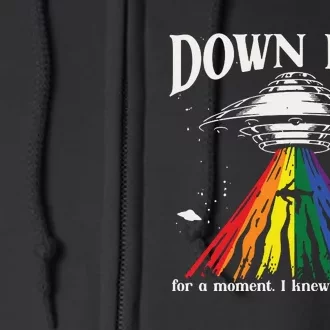 Lgbt Pride Month Down Bad Top Full Zip Hoodie