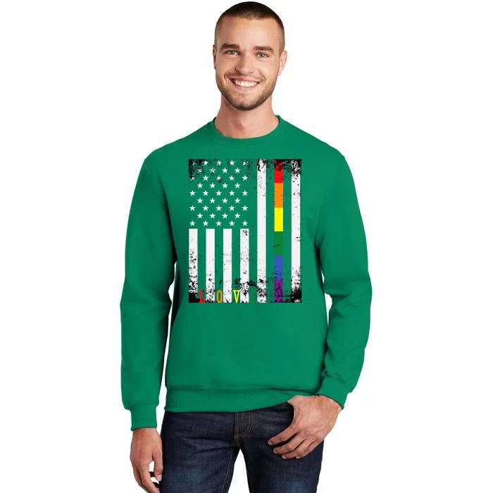 Lgbtq Pride Month Us American Sweatshirt