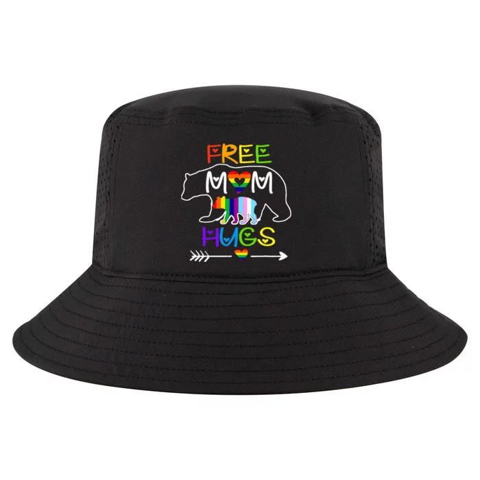 Lgbtq Pride Mama Bear Free Mom Hugs Pride Cool Comfort Performance Bucket Hat