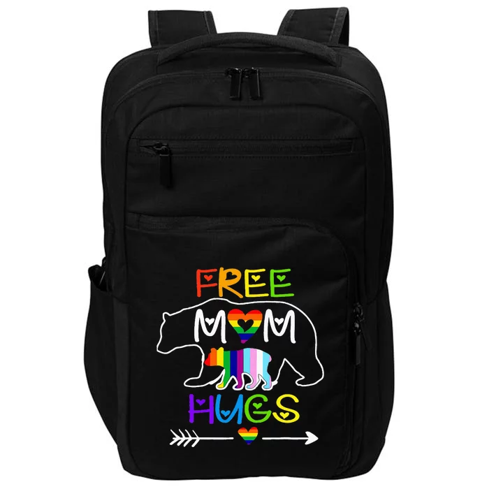 Lgbtq Pride Mama Bear Free Mom Hugs Pride Impact Tech Backpack