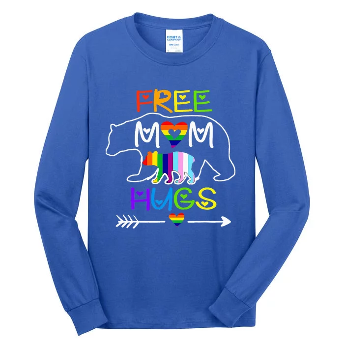 Lgbtq Pride Mama Bear Free Mom Hugs Pride Tall Long Sleeve T-Shirt