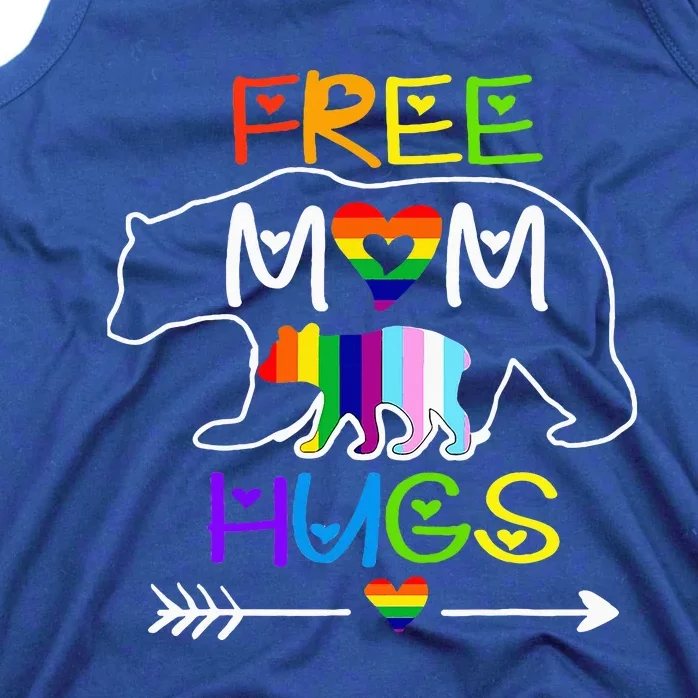 Lgbtq Pride Mama Bear Free Mom Hugs Pride Tank Top