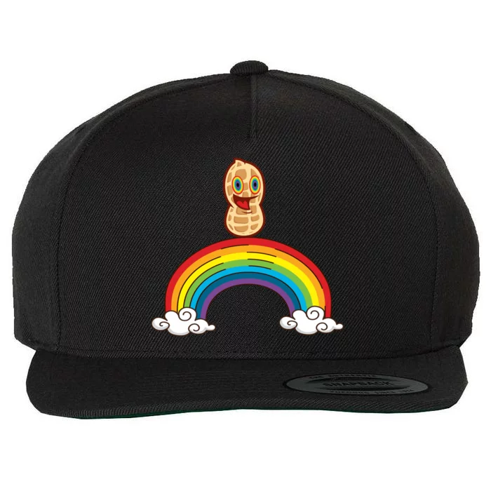 Lgbtq Pride Month Lgbt Colored Rainbows Flag Gift Wool Snapback Cap