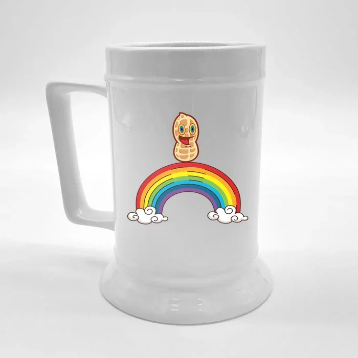 Lgbtq Pride Month Lgbt Colored Rainbows Flag Gift Front & Back Beer Stein