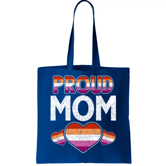 Lgbtq Pride Month Proud Mom Lesbian Hu Rights Queer Lgbt Gift Tote Bag