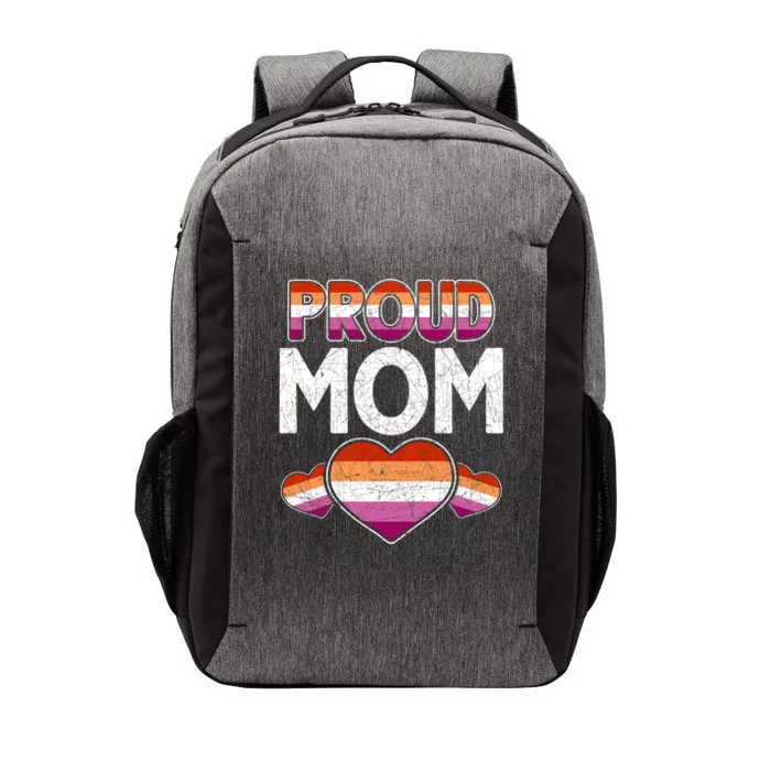 Lgbtq Pride Month Proud Mom Lesbian Hu Rights Queer Lgbt Gift Vector Backpack