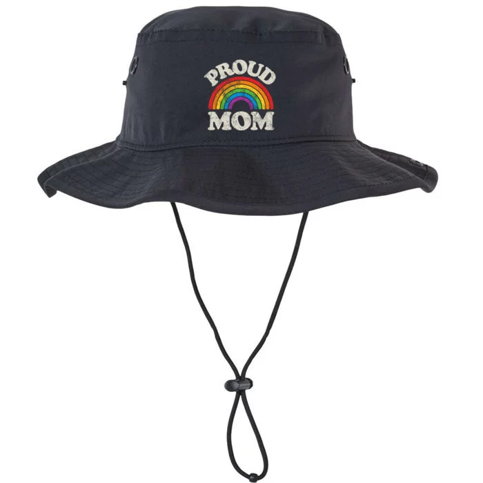 L.G.B.T.Q Proud Mom G.A.Y Pride Lgbt Ally Rainbow Legacy Cool Fit Booney Bucket Hat