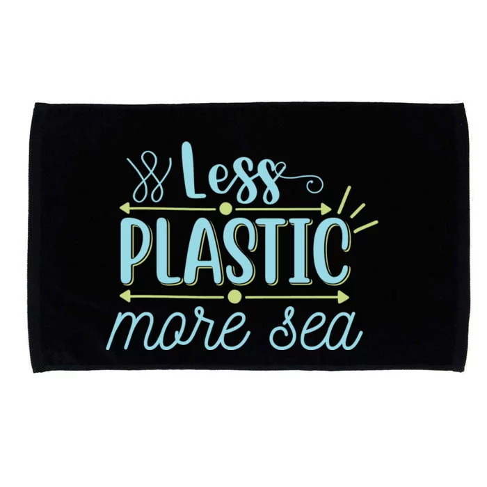 Less Plastic More Sea Microfiber Hand Towel