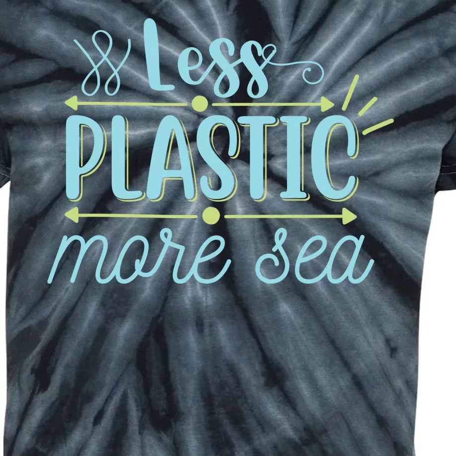 Less Plastic More Sea Kids Tie-Dye T-Shirt