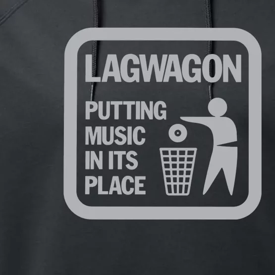 LAGWAGON PUTTING MUSIC Performance Fleece Hoodie