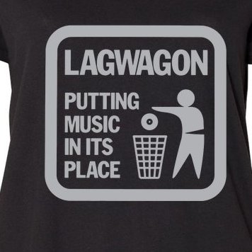 LAGWAGON PUTTING MUSIC Women's Plus Size T-Shirt