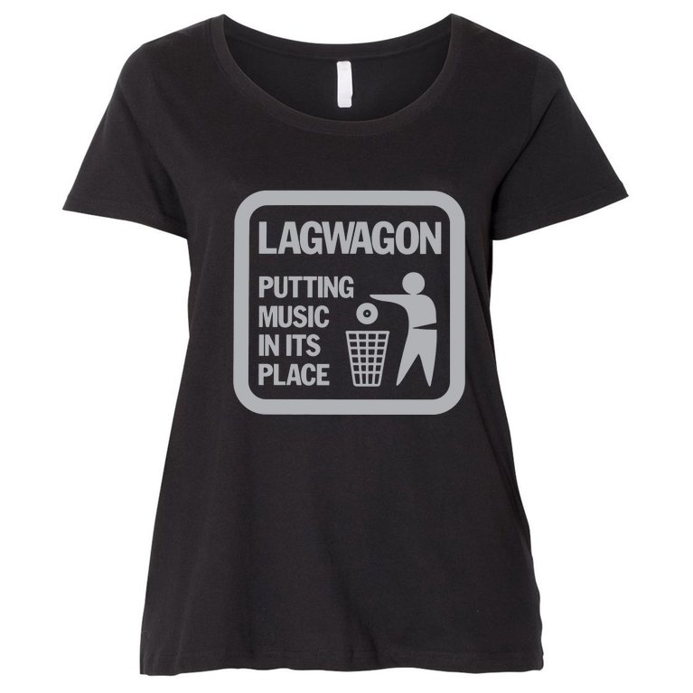LAGWAGON PUTTING MUSIC Women's Plus Size T-Shirt